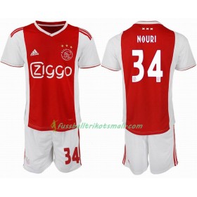 Fußballtrikots Ajax NOURL 34 Kinder 2018-2019 Kurzarm Heimtrikotsatz kaufen